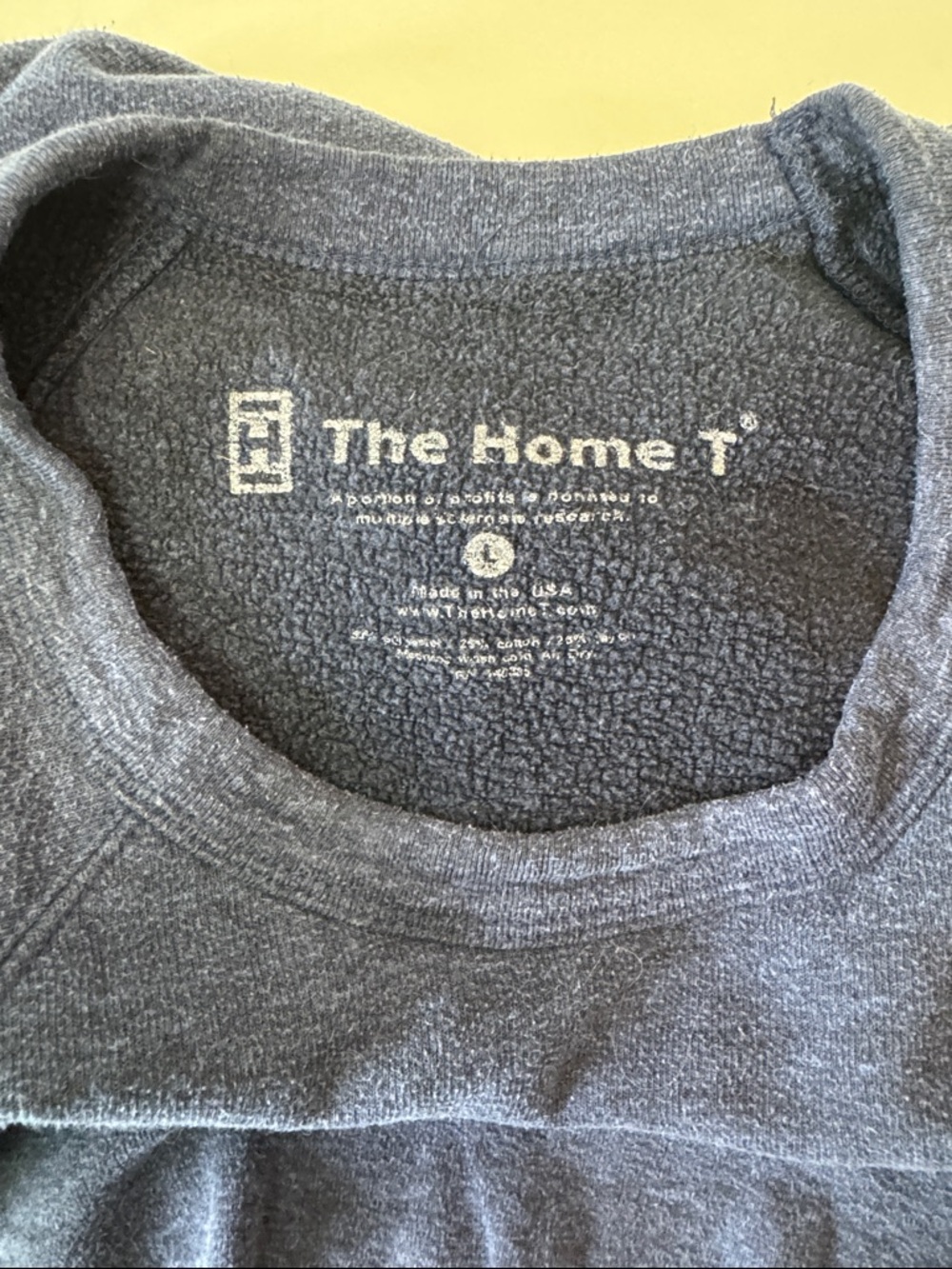 Crewneck Sweatshirt - Blue - The Home T - Picture 3 of 3